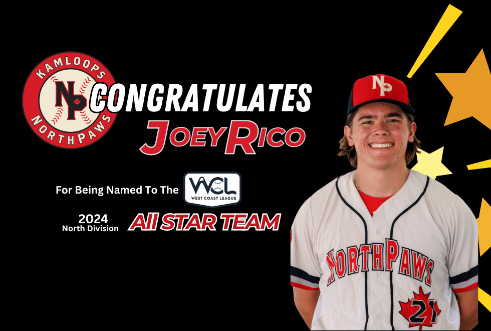 Northpaws Joey Rico Named To ALL STAR TEAM